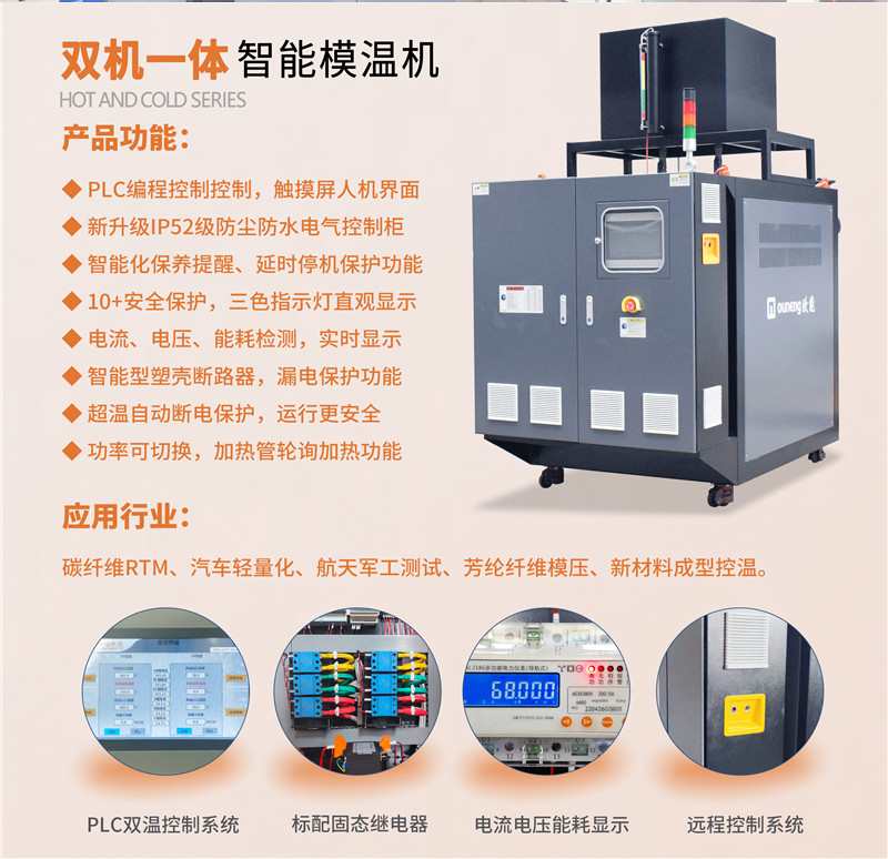 雙機(jī)一體模溫機(jī)